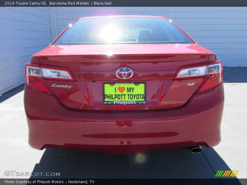 Barcelona Red Metallic / Black/Ash 2014 Toyota Camry SE