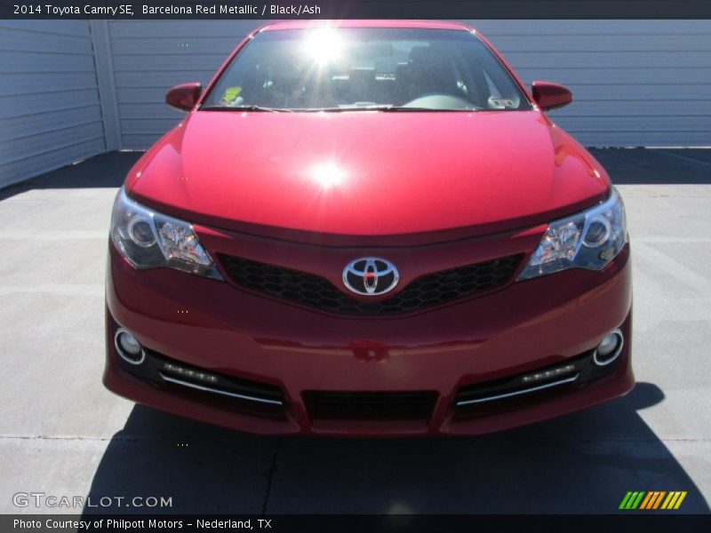Barcelona Red Metallic / Black/Ash 2014 Toyota Camry SE