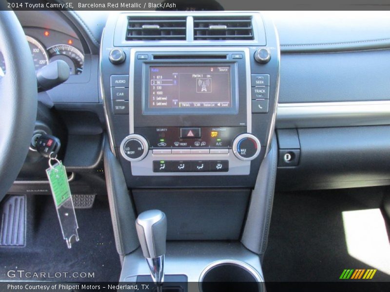 Barcelona Red Metallic / Black/Ash 2014 Toyota Camry SE