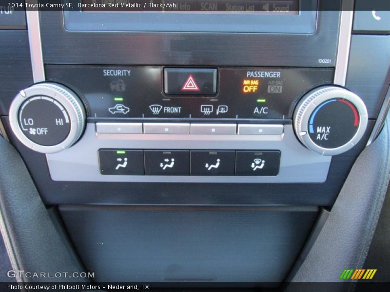 Barcelona Red Metallic / Black/Ash 2014 Toyota Camry SE