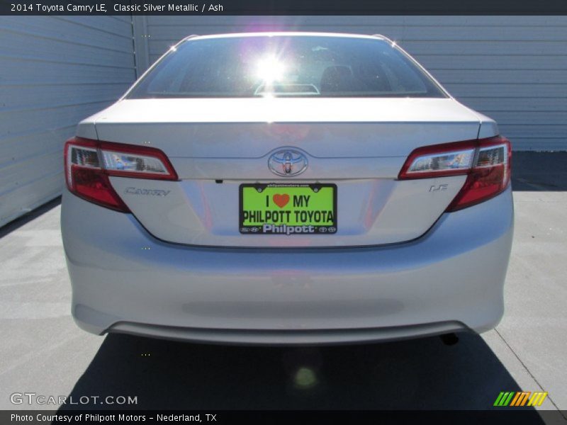Classic Silver Metallic / Ash 2014 Toyota Camry LE