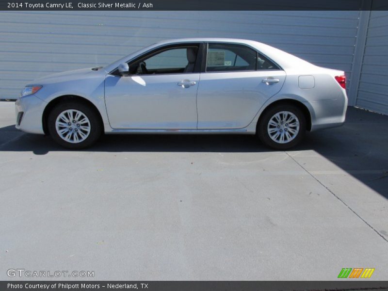 Classic Silver Metallic / Ash 2014 Toyota Camry LE
