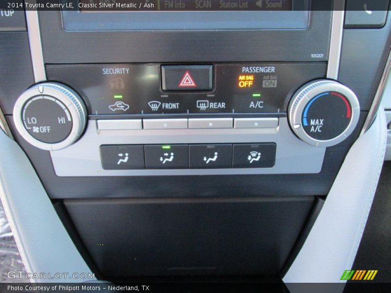 Classic Silver Metallic / Ash 2014 Toyota Camry LE