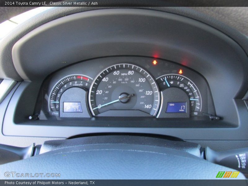 Classic Silver Metallic / Ash 2014 Toyota Camry LE