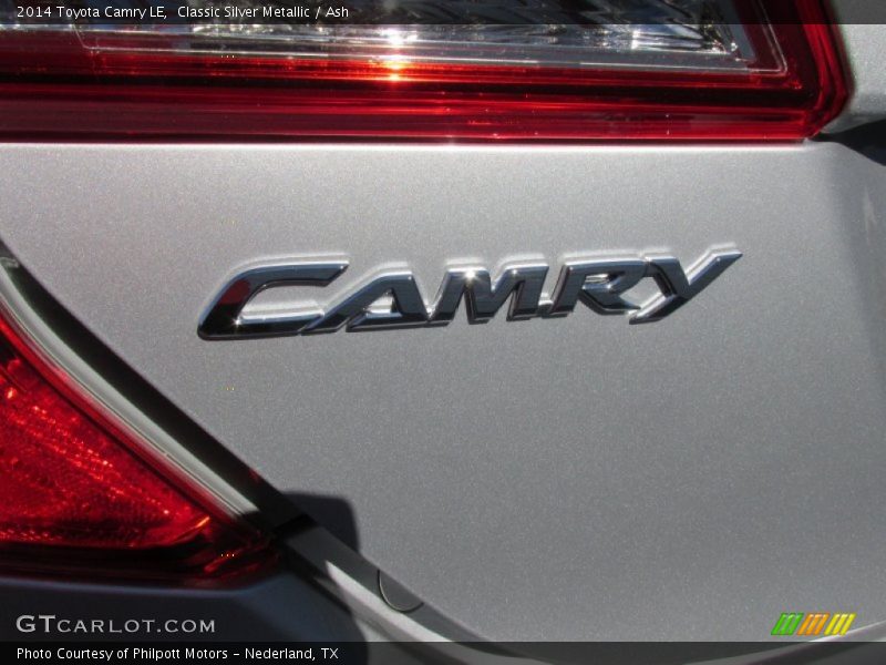 Classic Silver Metallic / Ash 2014 Toyota Camry LE
