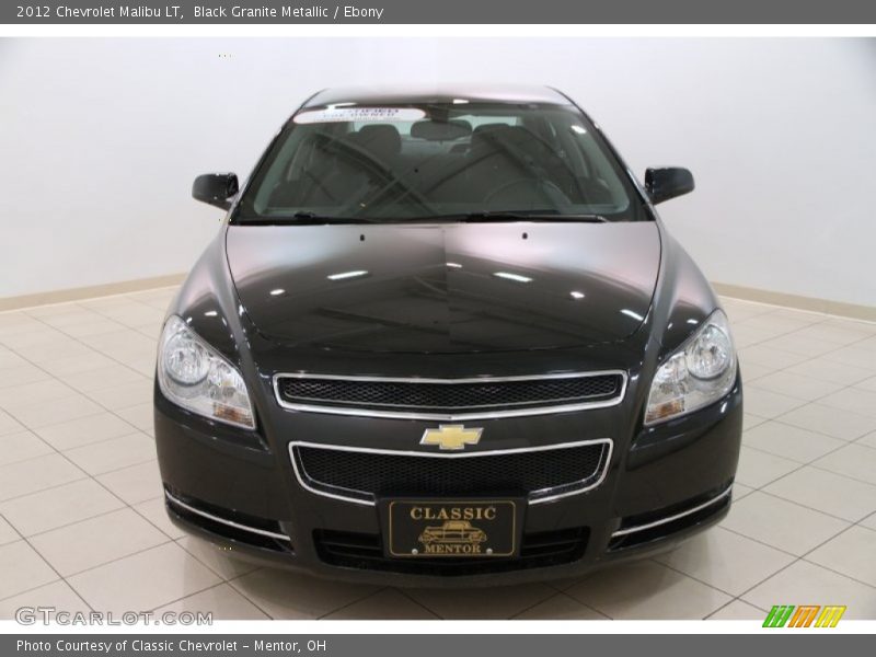 Black Granite Metallic / Ebony 2012 Chevrolet Malibu LT
