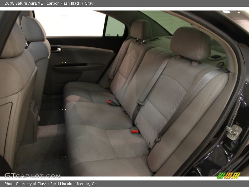 Carbon Flash Black / Gray 2008 Saturn Aura XE
