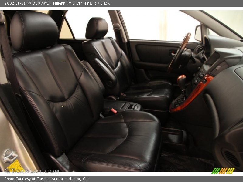Millennium Silver Metallic / Black 2002 Lexus RX 300 AWD
