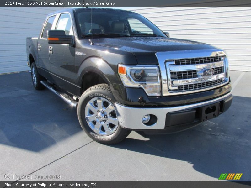 Tuxedo Black / Steel Grey 2014 Ford F150 XLT SuperCrew