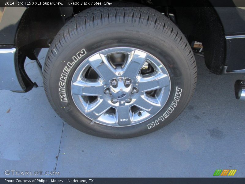 Tuxedo Black / Steel Grey 2014 Ford F150 XLT SuperCrew