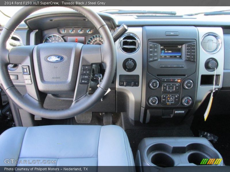 Tuxedo Black / Steel Grey 2014 Ford F150 XLT SuperCrew