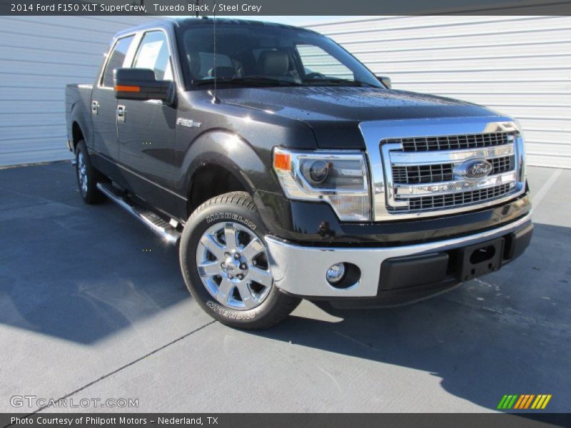 Tuxedo Black / Steel Grey 2014 Ford F150 XLT SuperCrew