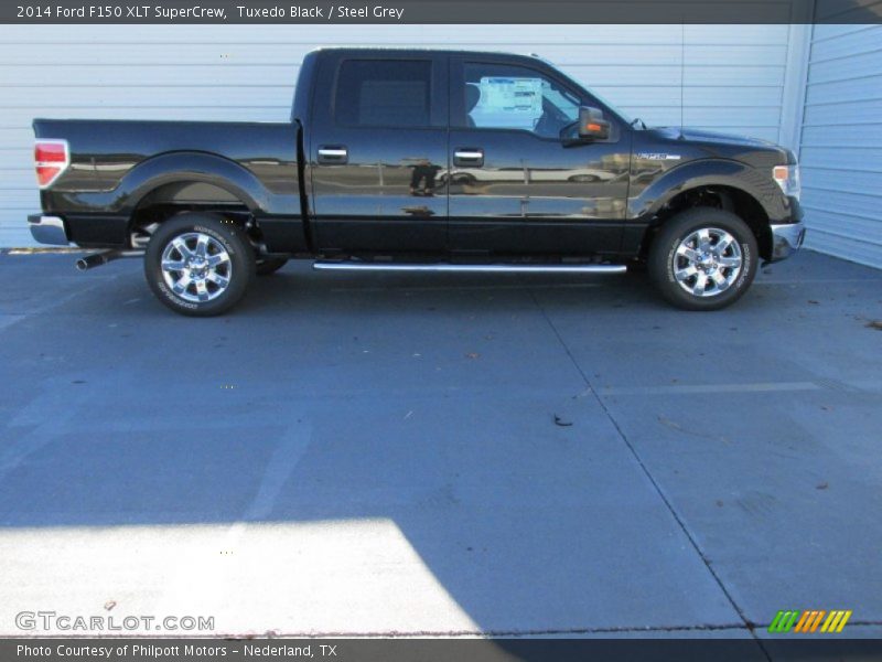 Tuxedo Black / Steel Grey 2014 Ford F150 XLT SuperCrew