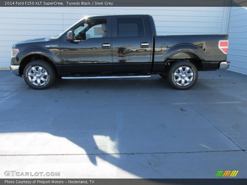 Tuxedo Black / Steel Grey 2014 Ford F150 XLT SuperCrew