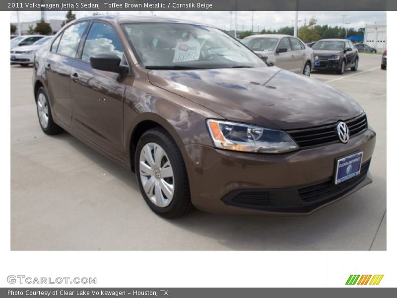 Toffee Brown Metallic / Cornsilk Beige 2011 Volkswagen Jetta S Sedan