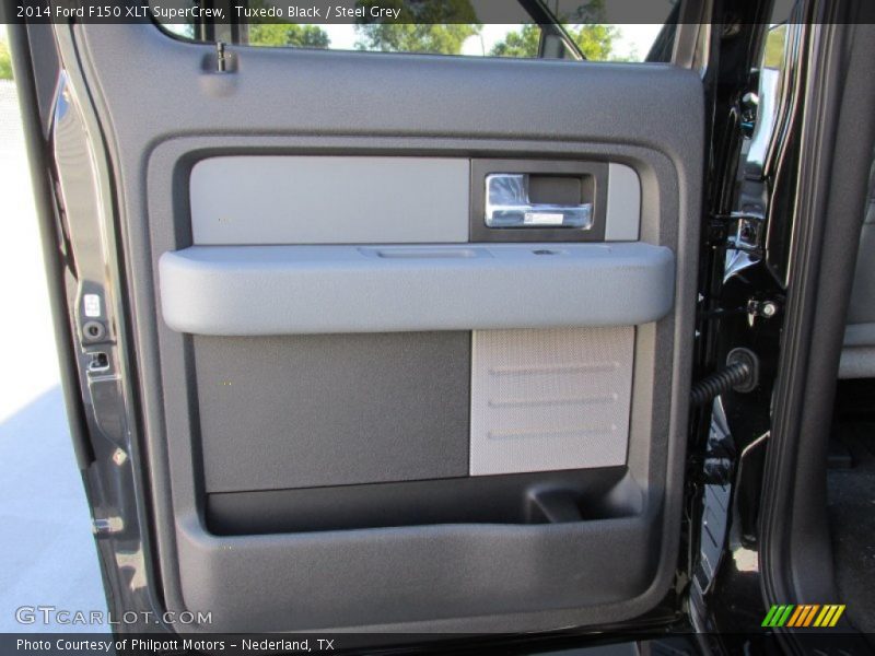 Tuxedo Black / Steel Grey 2014 Ford F150 XLT SuperCrew