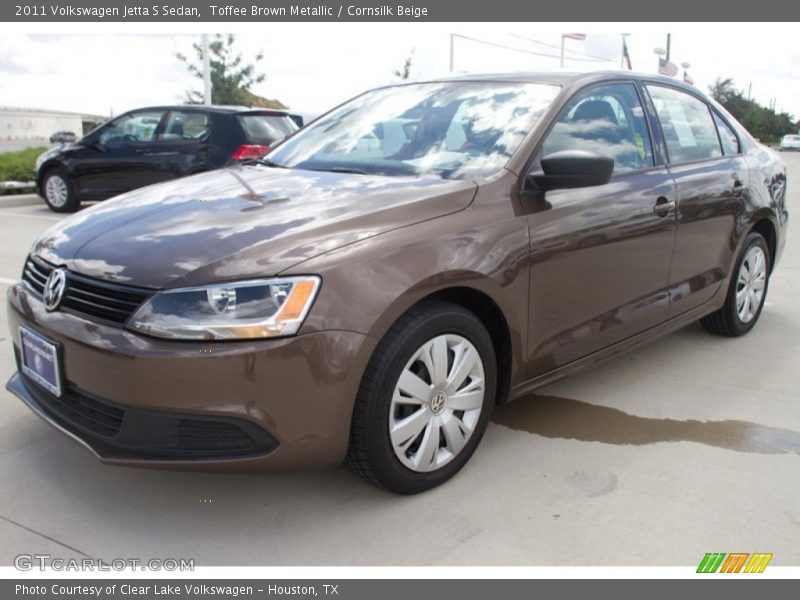 Toffee Brown Metallic / Cornsilk Beige 2011 Volkswagen Jetta S Sedan