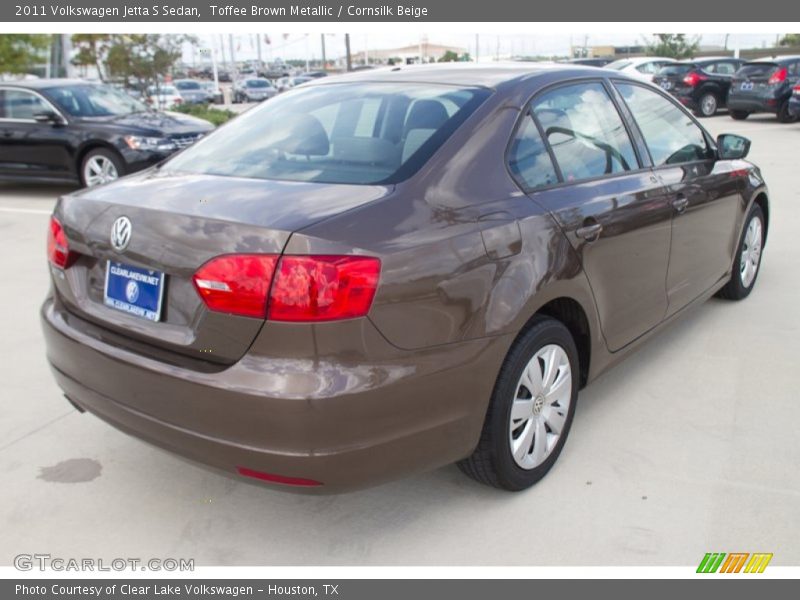 Toffee Brown Metallic / Cornsilk Beige 2011 Volkswagen Jetta S Sedan