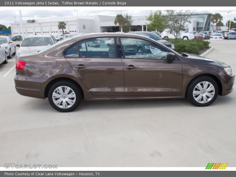 Toffee Brown Metallic / Cornsilk Beige 2011 Volkswagen Jetta S Sedan