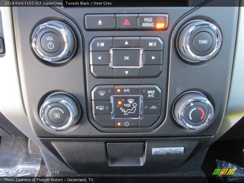Tuxedo Black / Steel Grey 2014 Ford F150 XLT SuperCrew