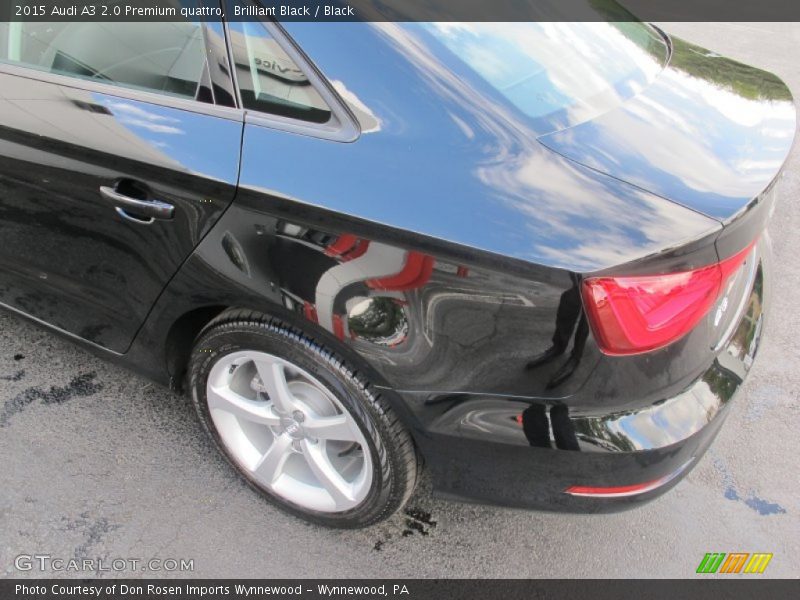 Brilliant Black / Black 2015 Audi A3 2.0 Premium quattro