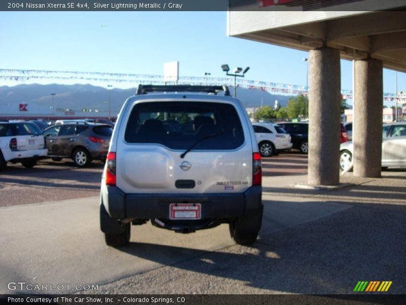Silver Lightning Metallic / Gray 2004 Nissan Xterra SE 4x4
