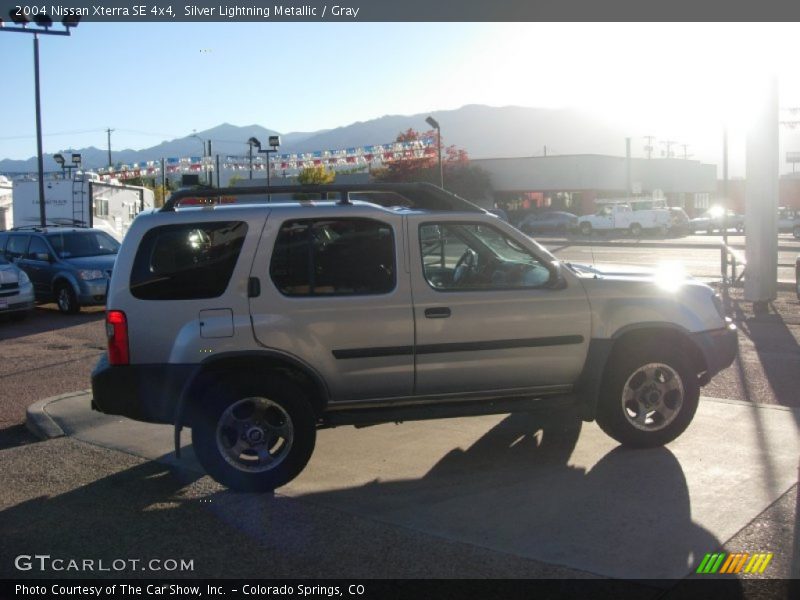 Silver Lightning Metallic / Gray 2004 Nissan Xterra SE 4x4