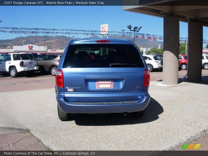 Marine Blue Pearl / Medium Slate Gray 2007 Dodge Caravan SXT