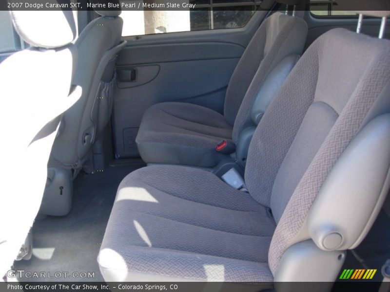 Marine Blue Pearl / Medium Slate Gray 2007 Dodge Caravan SXT