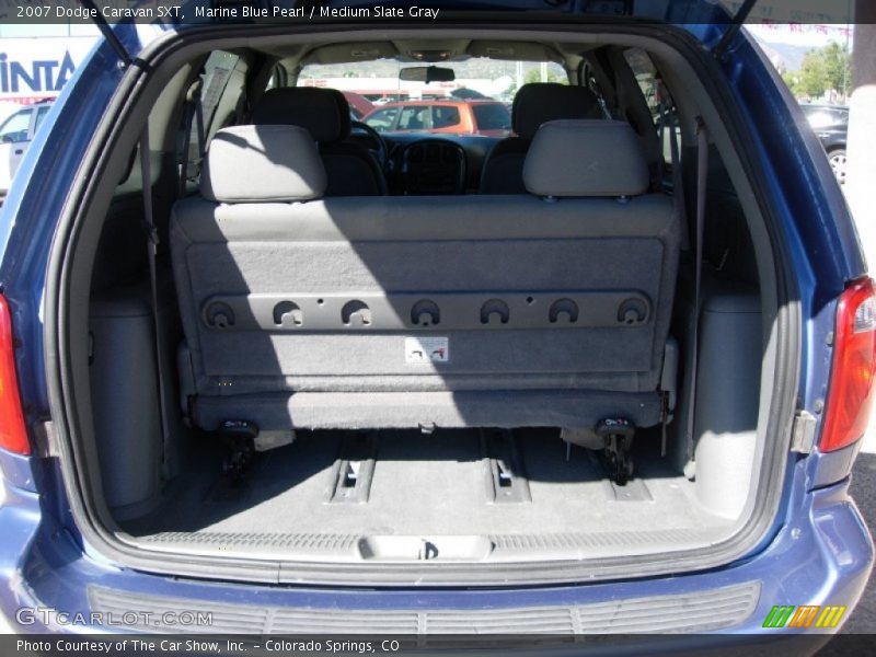Marine Blue Pearl / Medium Slate Gray 2007 Dodge Caravan SXT