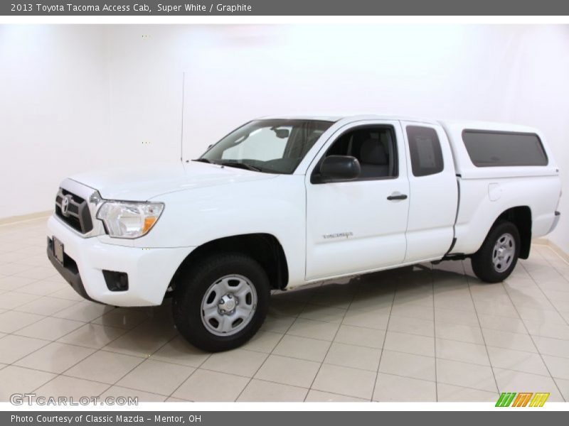 Super White / Graphite 2013 Toyota Tacoma Access Cab