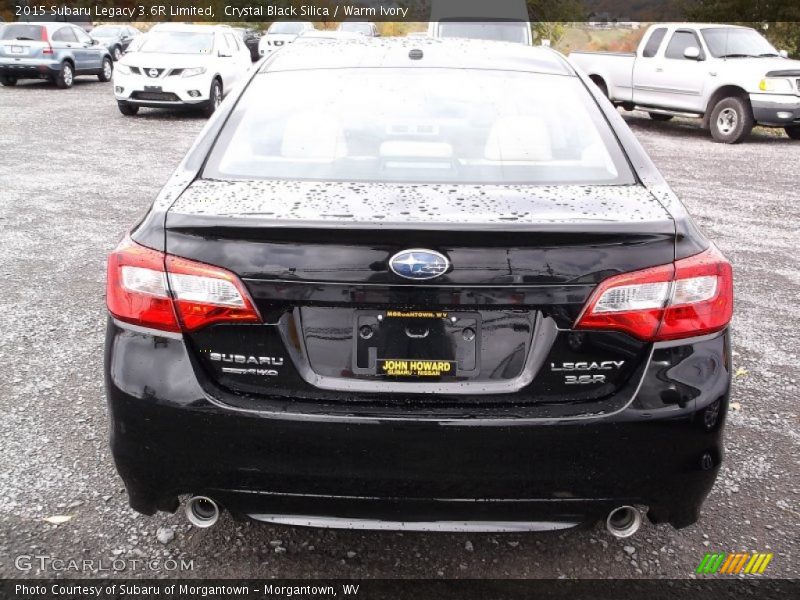Crystal Black Silica / Warm Ivory 2015 Subaru Legacy 3.6R Limited