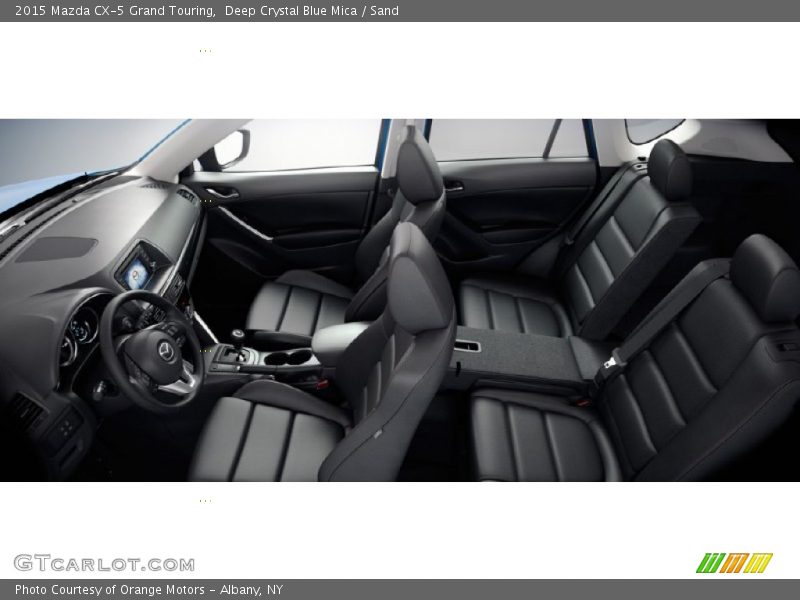 Deep Crystal Blue Mica / Sand 2015 Mazda CX-5 Grand Touring