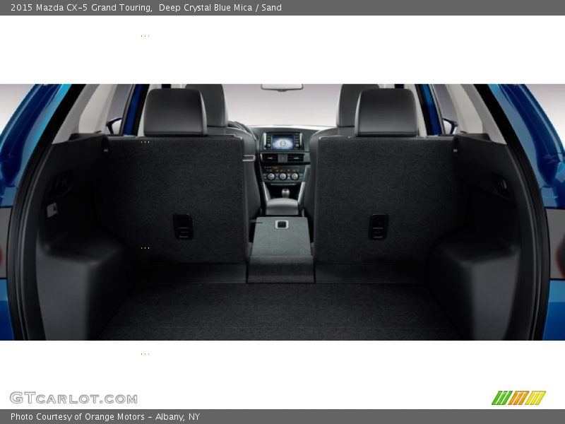 Deep Crystal Blue Mica / Sand 2015 Mazda CX-5 Grand Touring
