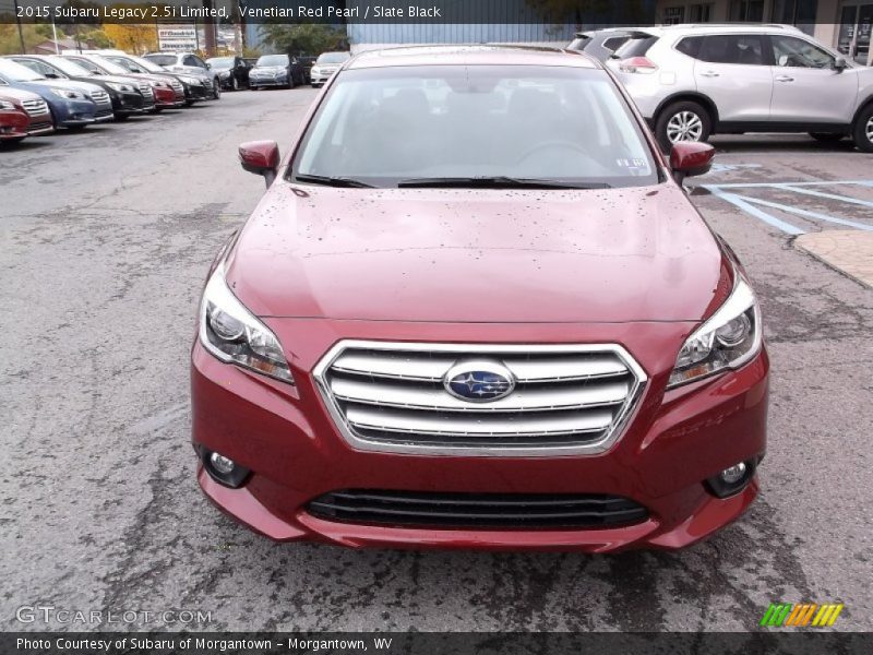 Venetian Red Pearl / Slate Black 2015 Subaru Legacy 2.5i Limited