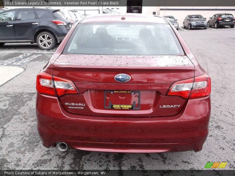 Venetian Red Pearl / Slate Black 2015 Subaru Legacy 2.5i Limited