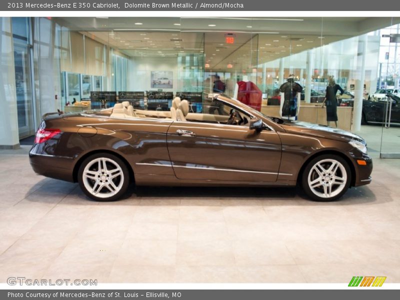 Dolomite Brown Metallic / Almond/Mocha 2013 Mercedes-Benz E 350 Cabriolet