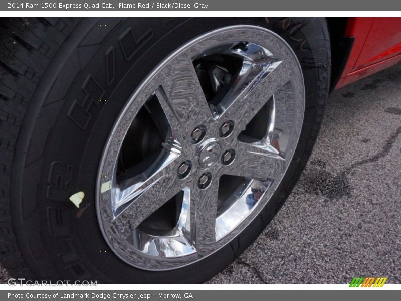 Flame Red / Black/Diesel Gray 2014 Ram 1500 Express Quad Cab