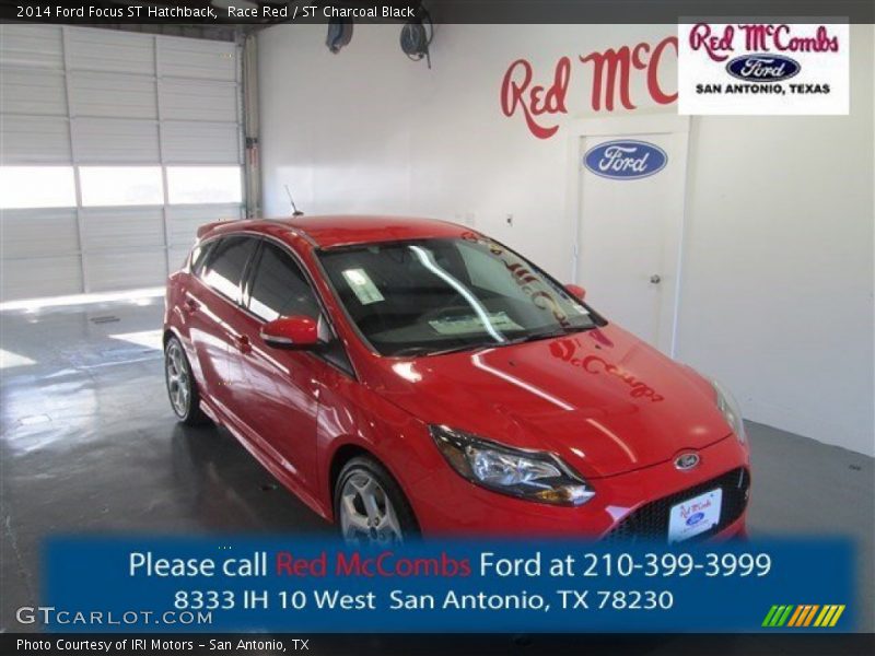 Race Red / ST Charcoal Black 2014 Ford Focus ST Hatchback