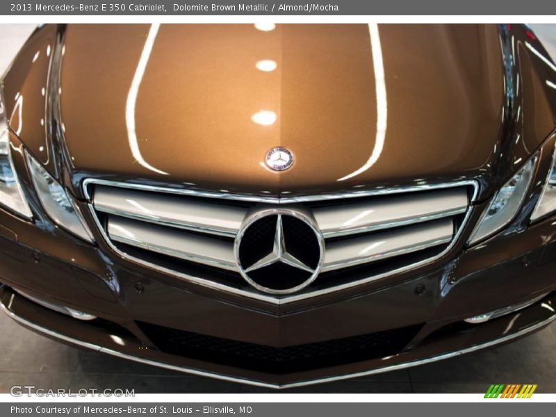 Dolomite Brown Metallic / Almond/Mocha 2013 Mercedes-Benz E 350 Cabriolet