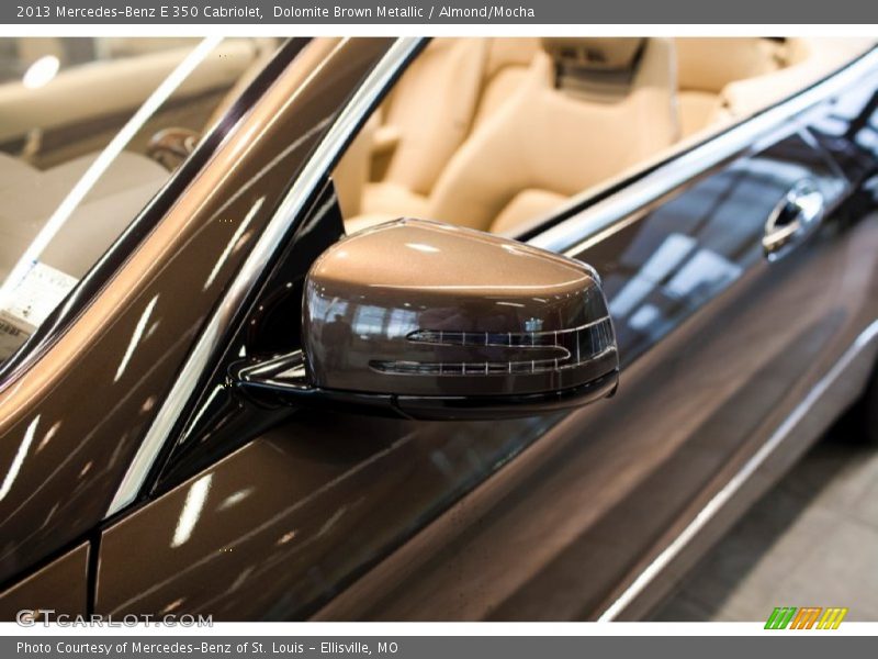 Dolomite Brown Metallic / Almond/Mocha 2013 Mercedes-Benz E 350 Cabriolet