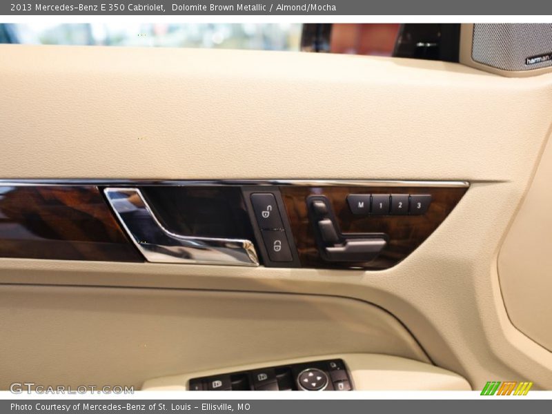 Dolomite Brown Metallic / Almond/Mocha 2013 Mercedes-Benz E 350 Cabriolet