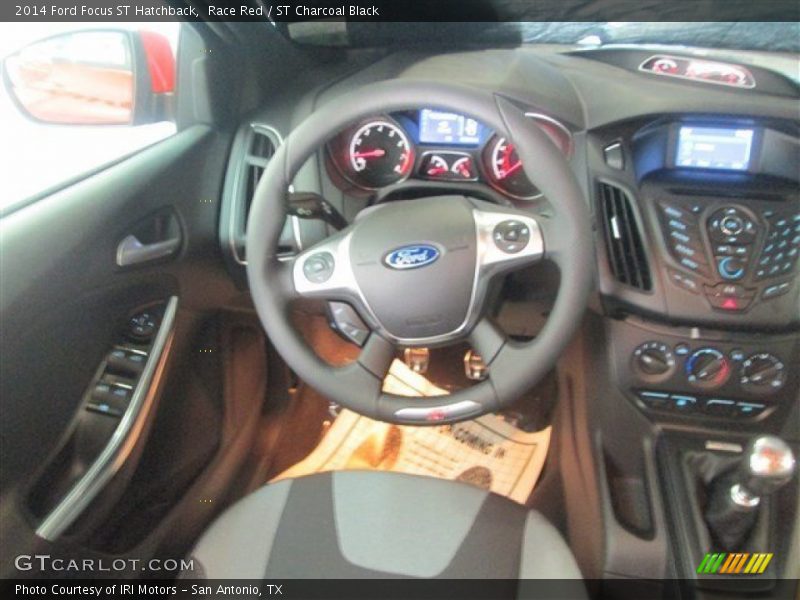 Race Red / ST Charcoal Black 2014 Ford Focus ST Hatchback