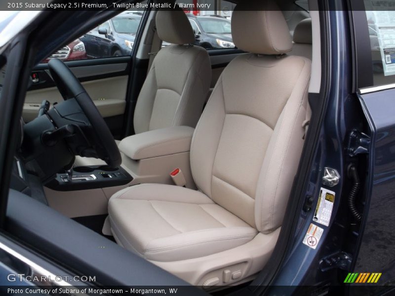 Twilight Blue Metallic / Warm Ivory 2015 Subaru Legacy 2.5i Premium