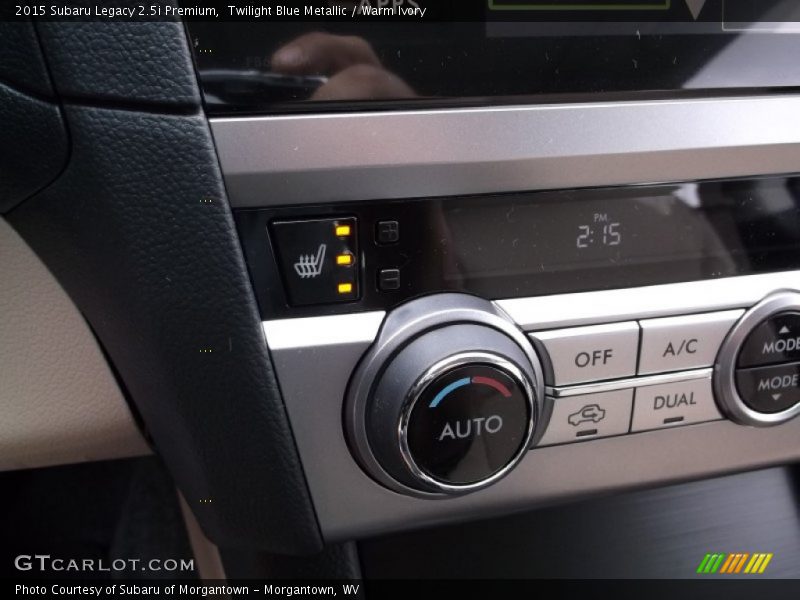 Twilight Blue Metallic / Warm Ivory 2015 Subaru Legacy 2.5i Premium