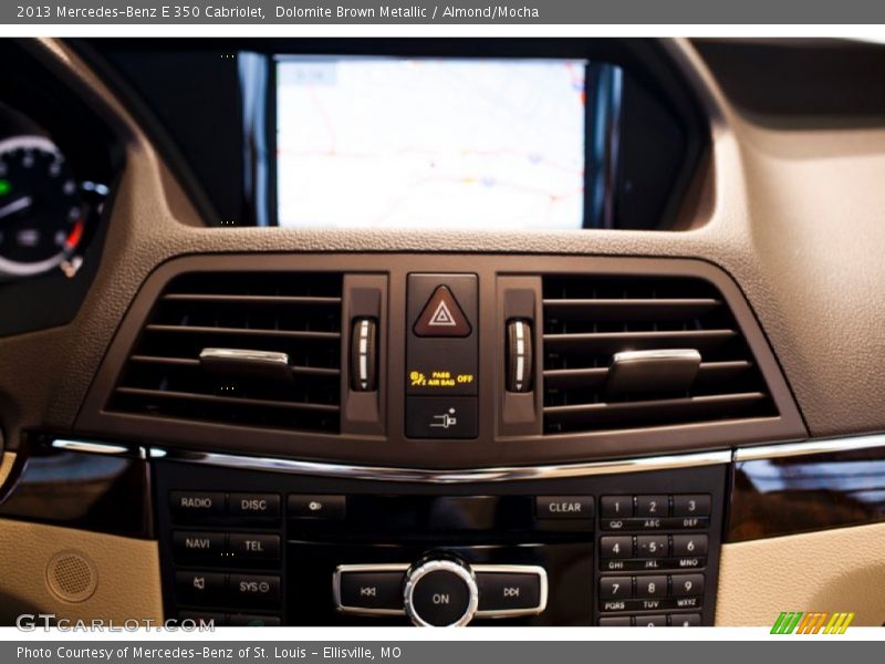 Dolomite Brown Metallic / Almond/Mocha 2013 Mercedes-Benz E 350 Cabriolet