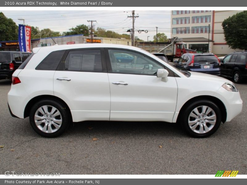 White Diamond Pearl / Ebony 2010 Acura RDX Technology