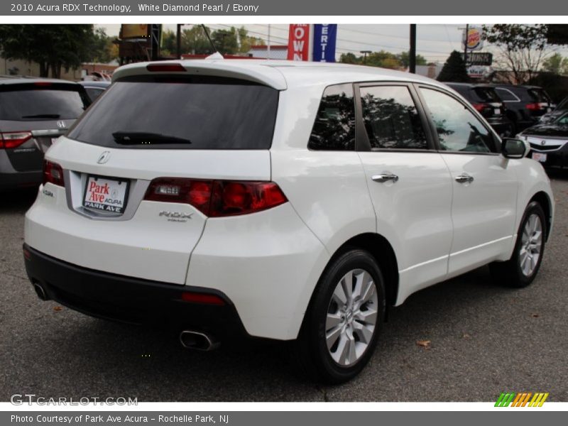 White Diamond Pearl / Ebony 2010 Acura RDX Technology