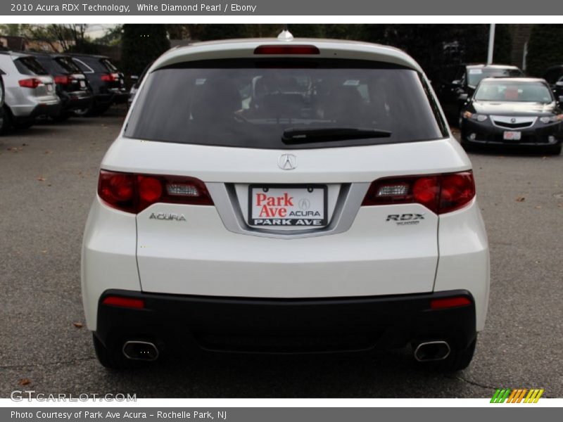 White Diamond Pearl / Ebony 2010 Acura RDX Technology
