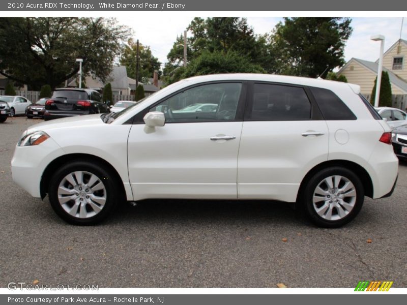 White Diamond Pearl / Ebony 2010 Acura RDX Technology